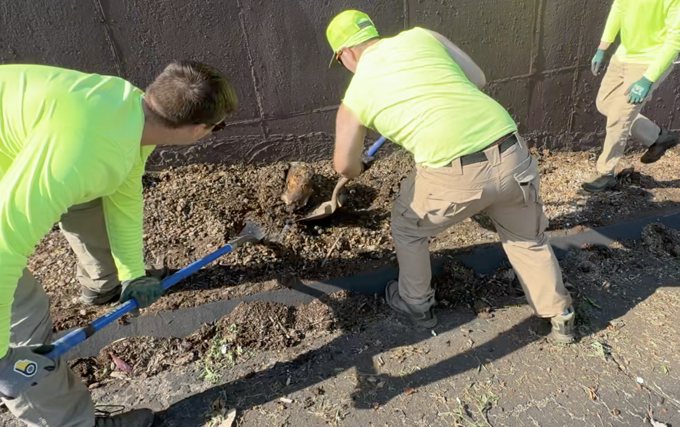Team Orion debris removal work